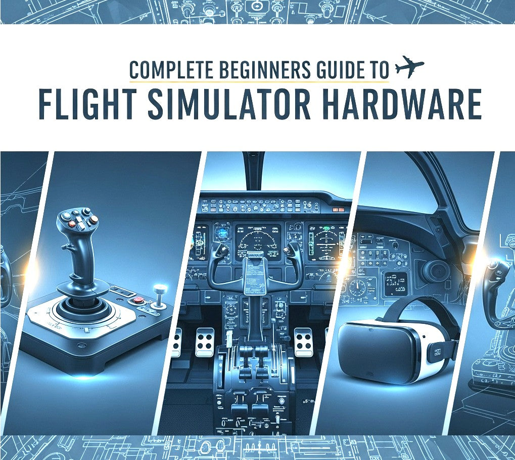 Complete beginners guide to flight simulator hardware written by FlightSimZone