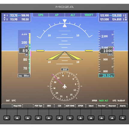 Moza MGX1000 Instrument Panel kaufen bei FlightSimZone